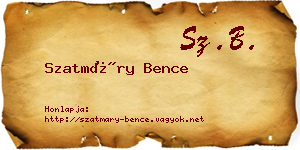 Szatmáry Bence névjegykártya